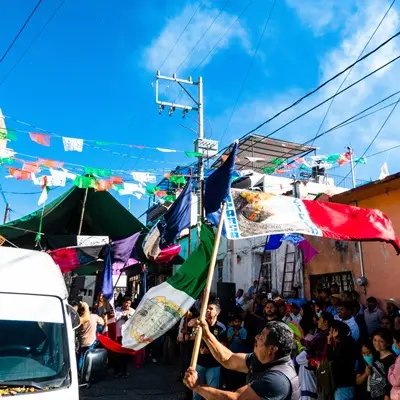 2022 - Entrega de Banderas de la Comparsa Azteca.